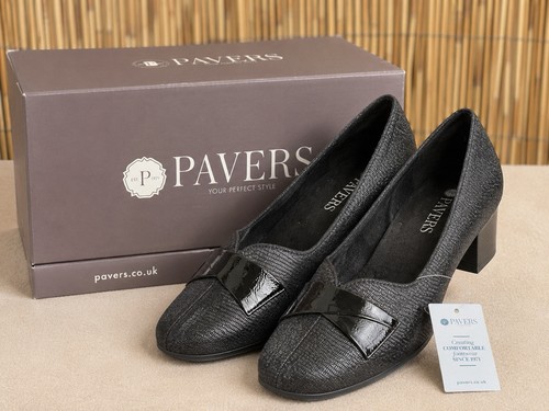 Pavers black shimmer bow court - bow,