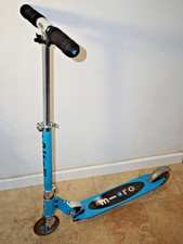 GENUINE Swiss Sprite MICRO Aluminium Scooter Powder Blue Folding 8 -18 Years