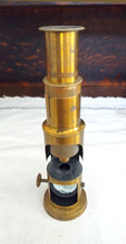 Old brass field - , microscope