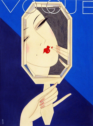 Vintage vogue art - vogue, deco