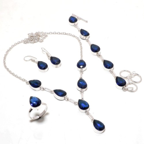Faceted iolite gemstone - faceted,