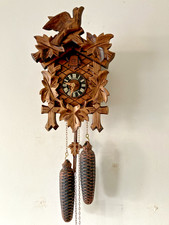 Exquisite 8-Day version Classic 5Leaf Black Forest Cuckoo Clock, Anton Schneider