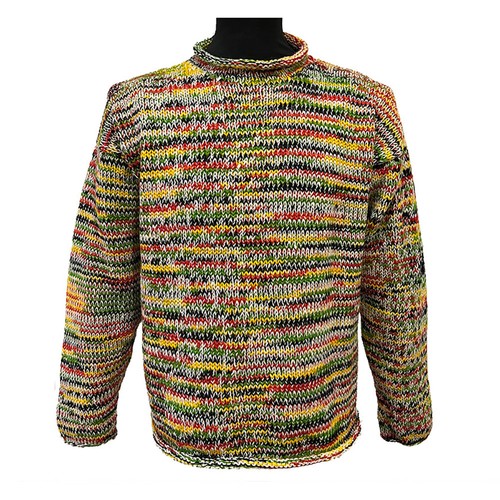 Women hand knitted tie - hand, dye