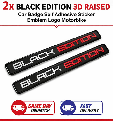 Black edition raised car - black,