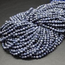 4mm gemstone faceted round - 4mm,