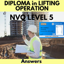 NVQ Level 5 Diploma in Lifting