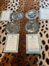 Pewter Decorative Plates