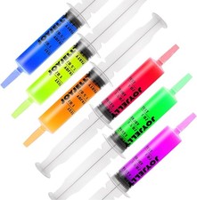 90 PCs 60ml Plastic Syringe Easy-Grip Caps Reusable Container Tube shot Liquid