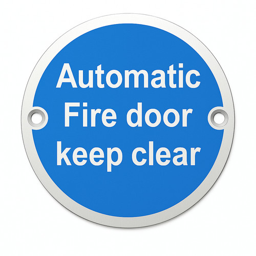 Automatic fire door - door, clear