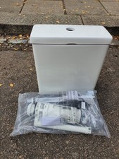 WC / Toilet Complete Ceramic Cistern, Modern Style with Lid, Gloss White