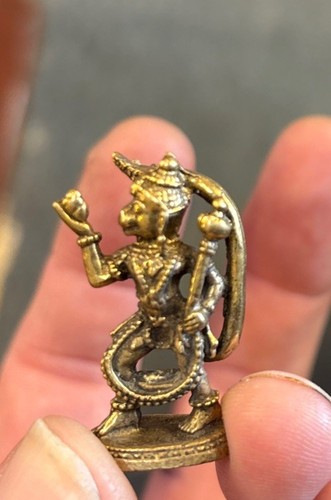 Inch brass statue hanuman - brass,