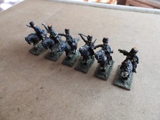 25mm painted metal wargaming figures Napoleonic British cavalry 11th Hussars