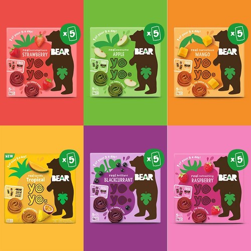 Bear nibbles pure - fruit, yoyo