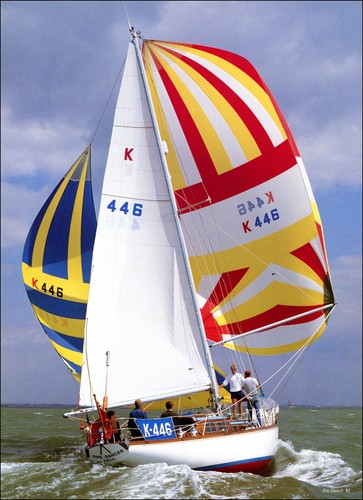 1998 vintage sailing print - 1998,