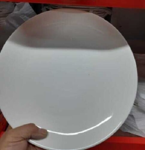 White plates serving plate - serving,