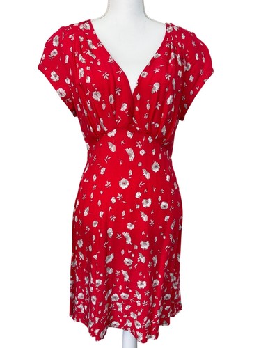 Free people red floral cap - free,