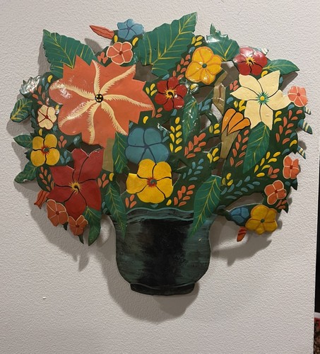 Haitian folk art hand painted - art,
