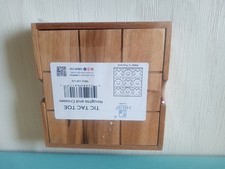 Tic Tac Toe Wood Coffee Tables