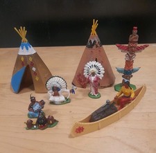Timpo Toys canoe Native