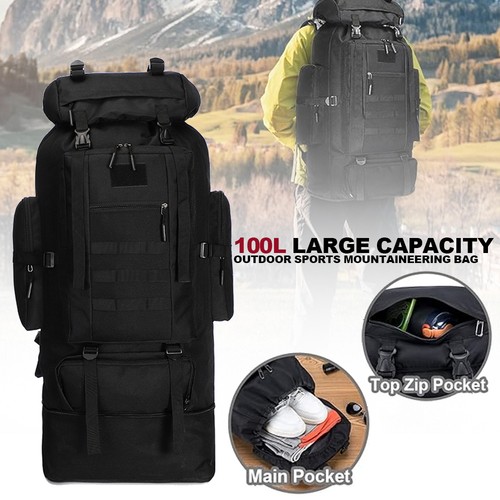 70l 100l tactical backpack - 70l,