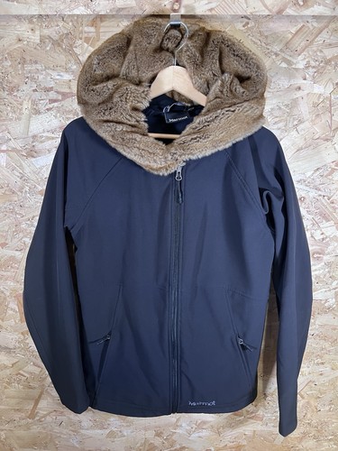 Marmot coat faux fur hood - marmot,