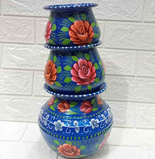 Truck Art Pot Set/Pakistani