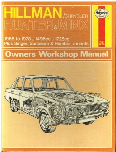 Hillman hunter singer - hillman, gazelle