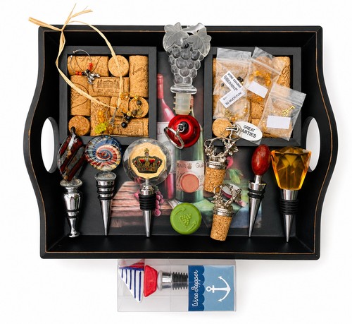 Various decorative wine bottle - various,