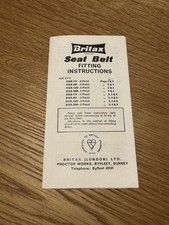 Classic Car Britax Seat Belt