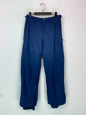O'Neill Blue Plain Snow Trousers Relaxed Fit Ski Outdoor Winter Wear M