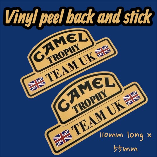 Camel trophy team flag - trophy,