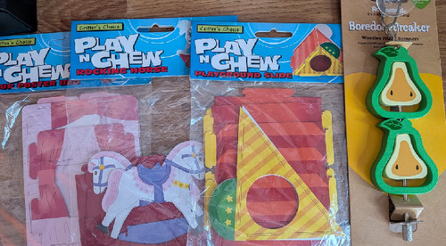 Play chew cardboard toy - play, n