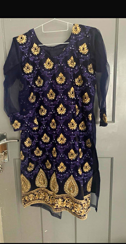 Women mnavy chiffon - s/mnavy,