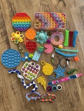 Pop It Fidget Toy Bundle Large Set Sensory Toys