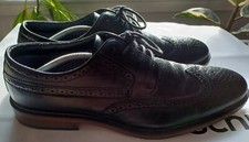 Tesco Mens F&F Leather Black