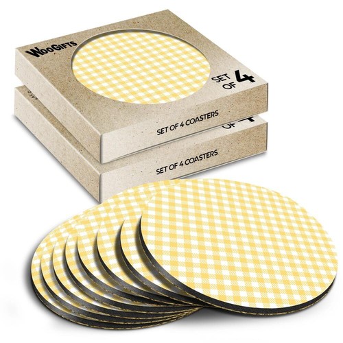 Round mdf coaster - round,