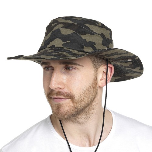 Men camo print aussie - men's,