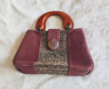 Small Wooden Handle Bag