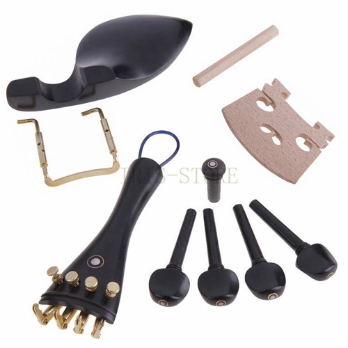 Set ebony wood violin - ebony, 4/4