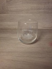 Southern Comfort Branded 8 cm Tall Rounded Bottom Glass