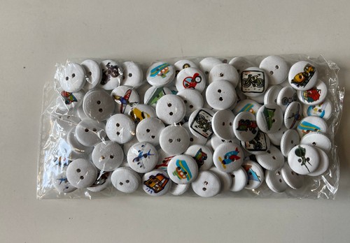 Wooden buttons childrens - buttons,