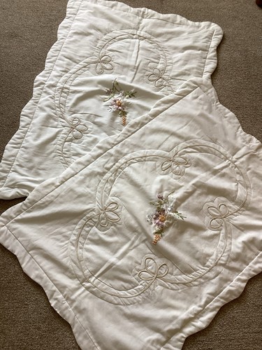 Pair pillow shams flower - of,