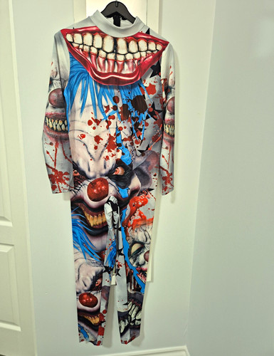 Scary horror clown - clown, print