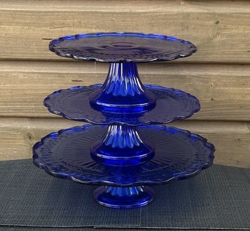 Vintage cobalt blue glass - vintage, 3