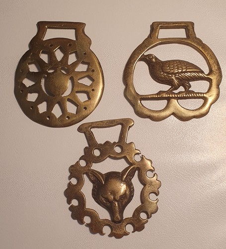 Original antique horse brass - original,