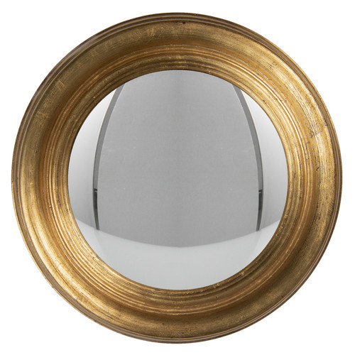 34cm distressed gold - 34cm, convex