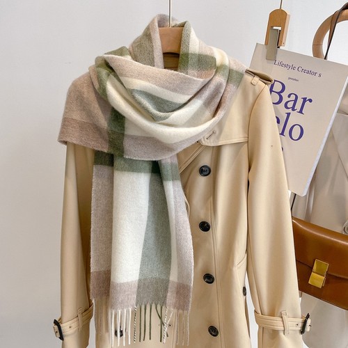 Cashmere blend scarf women - cashmere,