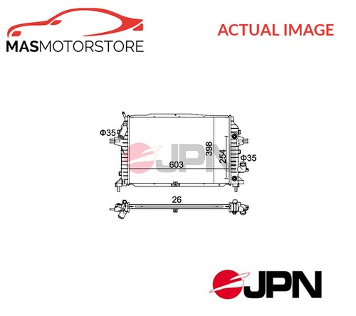 Engine cooling radiator jpn - radiator,
