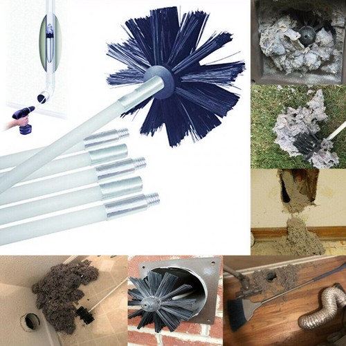 Chimney cleaning brush kit - cleaning,
