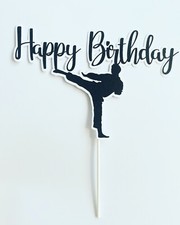Handmade Karate Birthday cake